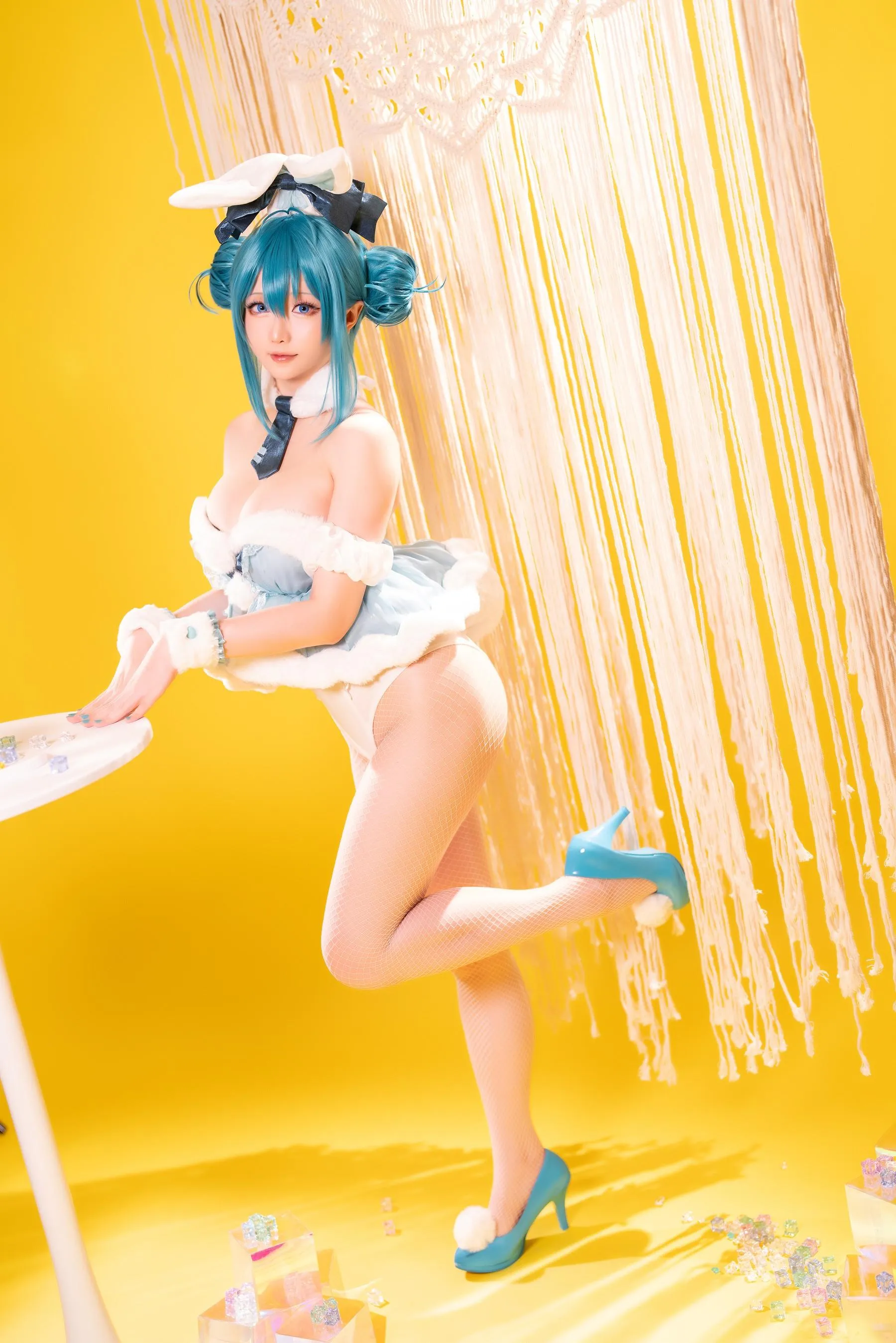 星之迟迟 – NO.158 23年9月计划A 初音未来 白兔女郎 [77P]插图8